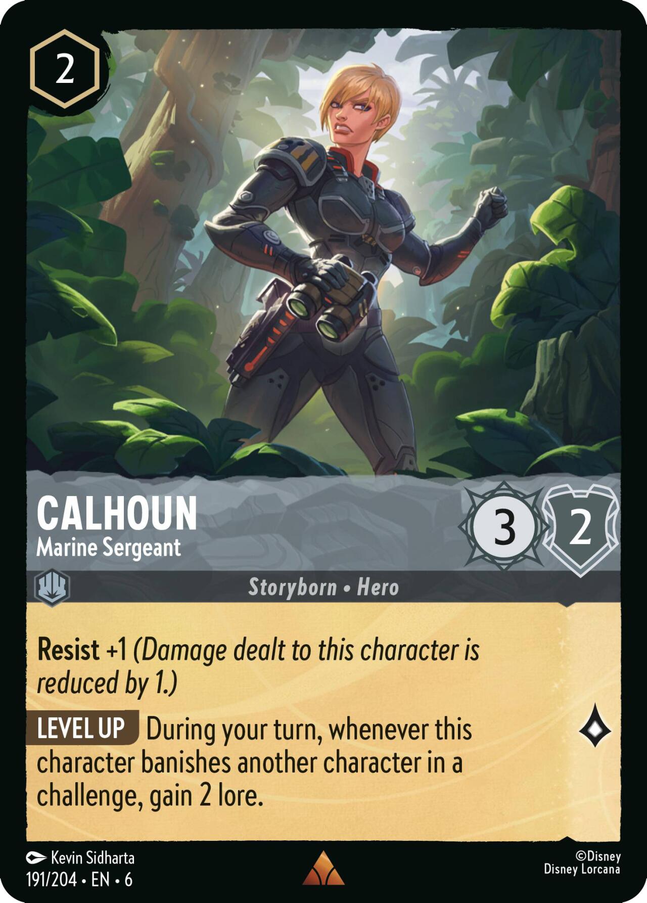 Disney Lorcana: Calhoun - Marine Sergeant card image