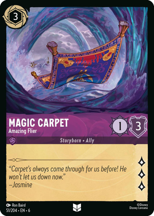 Disney Lorcana: Magic Carpet - Amazing Flier card image