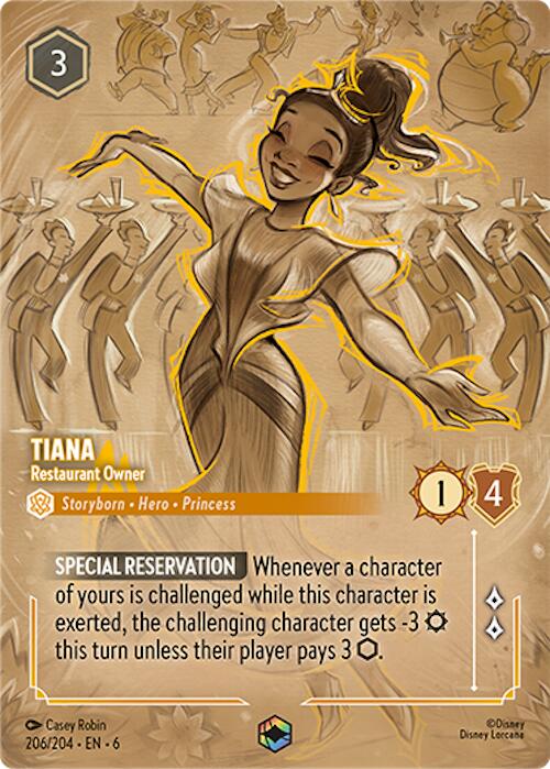 Disney Lorcana: Tiana - Restaurant Owner (Enchanted) card image