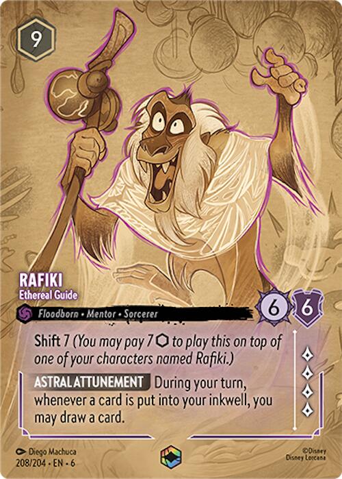 Disney Lorcana: Rafiki - Ethereal Guide (Enchanted) card image