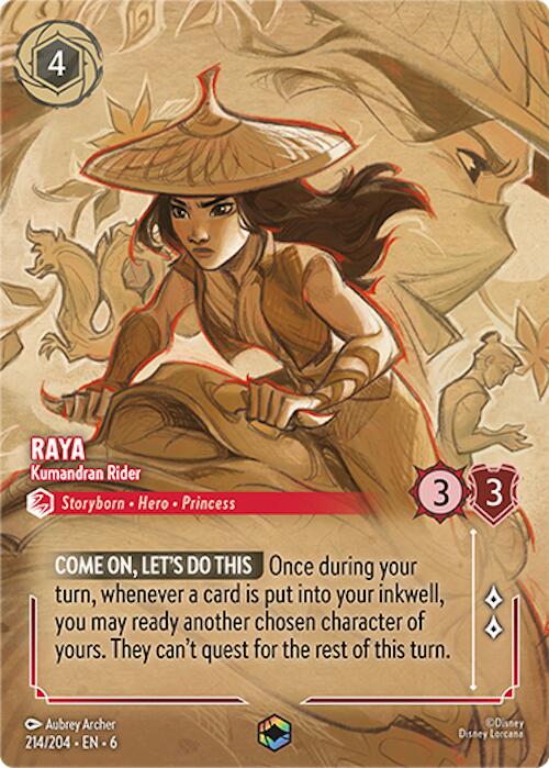 Disney Lorcana: Raya - Kumandran Rider (Enchanted) card image