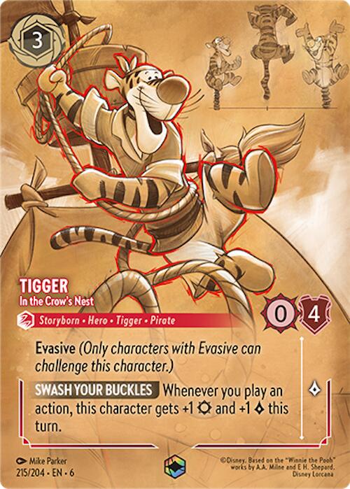 Disney Lorcana: Tigger - In the Crow's Nest (Enchanted) card image