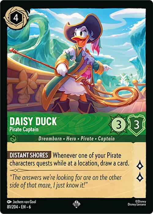 Disney Lorcana: Daisy Duck - Pirate Captain card image