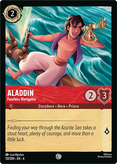 Disney Lorcana: Aladdin - Fearless Navigator card image