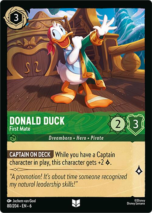 Disney Lorcana: Donald Duck - First Mate card image