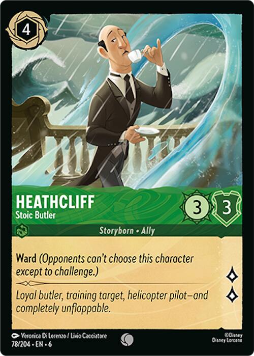 Disney Lorcana: Heathcliff - Stoic Butler card image