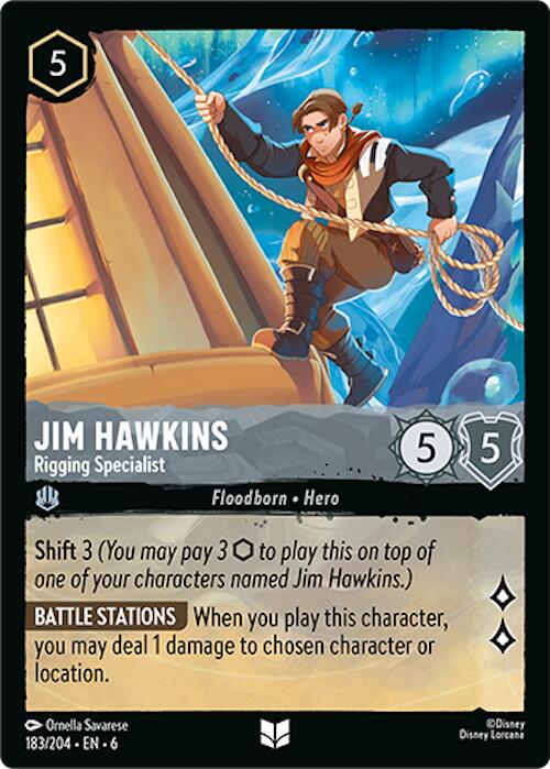 Disney Lorcana: Jim Hawkins - Rigging Specialist card image