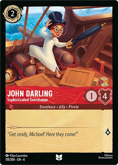 Disney Lorcana: John Darling - Sophisticated Swordsman card image