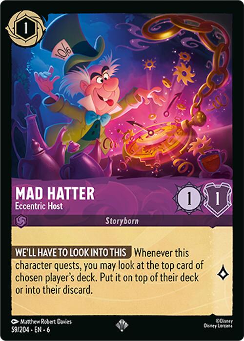 Disney Lorcana: Mad Hatter - Eccentric Host card image