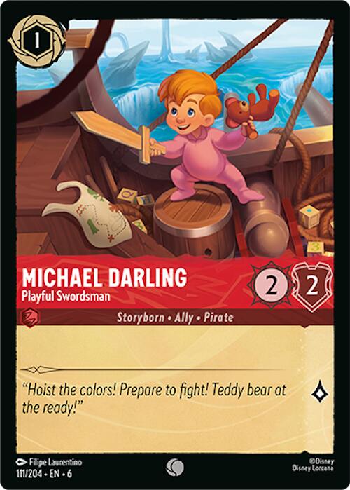 Disney Lorcana: Michael Darling - Playful Swordsman card image