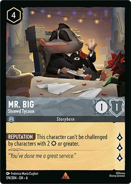 Disney Lorcana: Mr. Big - Shrewd Tycoon card image