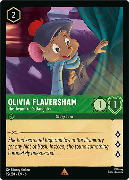 Disney Lorcana: Olivia Flaversham - The Toymaker's Daughter card image