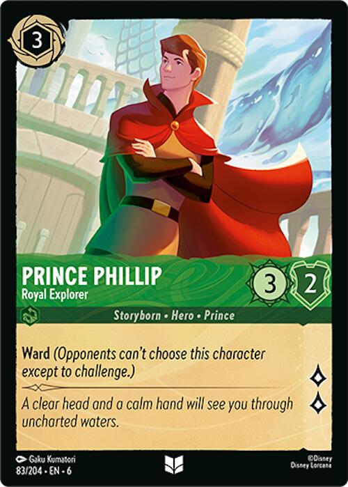 Disney Lorcana: Prince Phillip - Royal Explorer card image