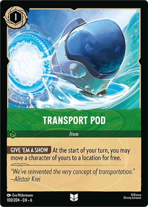 Disney Lorcana: Transport Pod card image