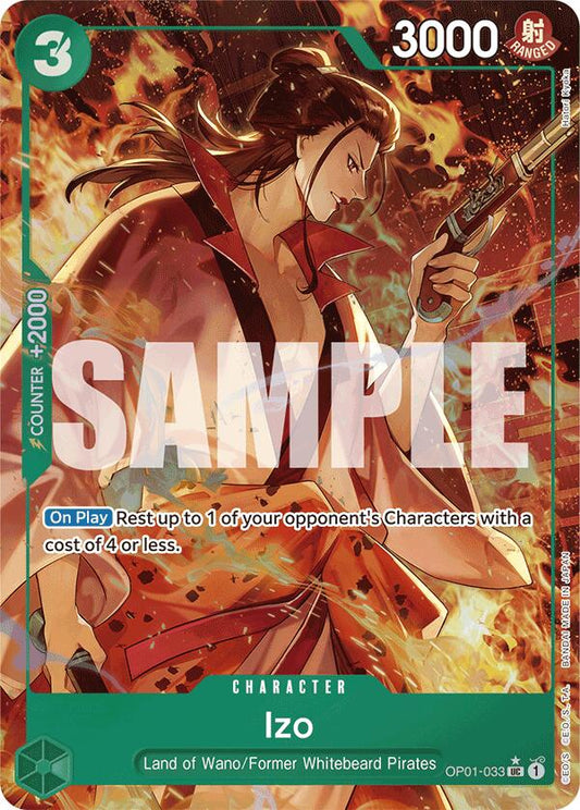 One Piece Card Game: Izo (OP01-033) (Alternate Art) card image