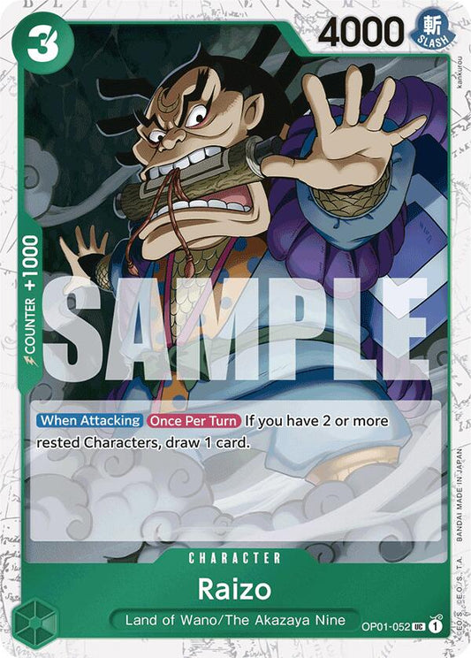 One Piece Card Game: Raizo (Jolly Roger Foil) card image