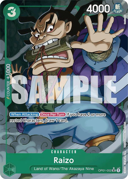 One Piece Card Game: Raizo (Full Art) card image