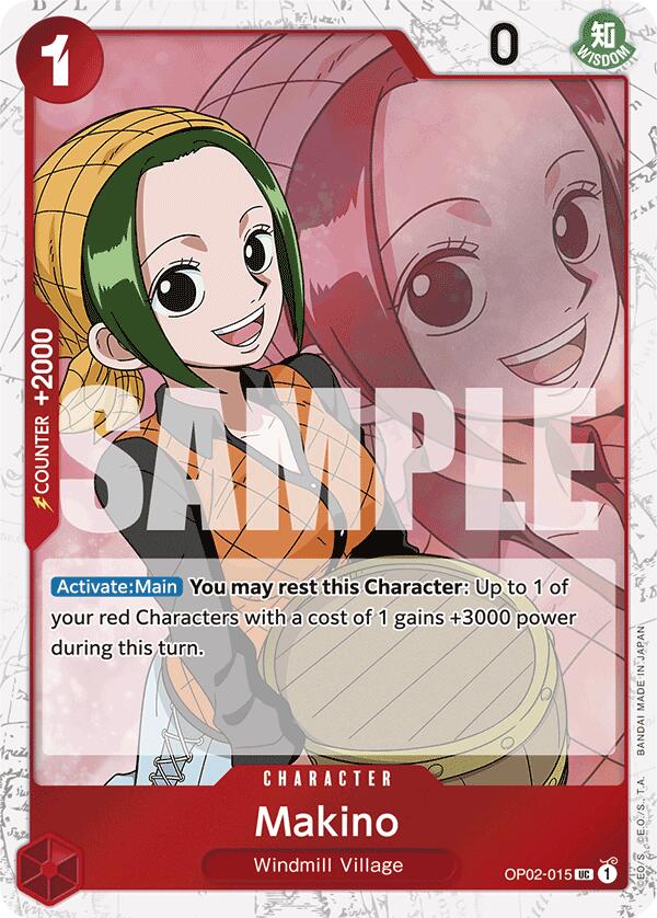 One Piece Card Game: Makino (Jolly Roger Foil) card image