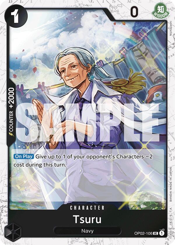 One Piece Card Game: Tsuru (Jolly Roger Foil) card image