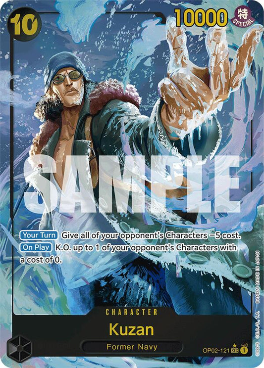 One Piece Card Game: Kuzan (OP02-121) (Alternate Art) card image