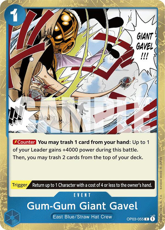 One Piece Card Game: Gum-Gum Giant Gavel (Jolly Roger Foil) card image