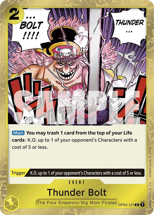 One Piece Card Game: Thunder Bolt (Jolly Roger Foil) card image