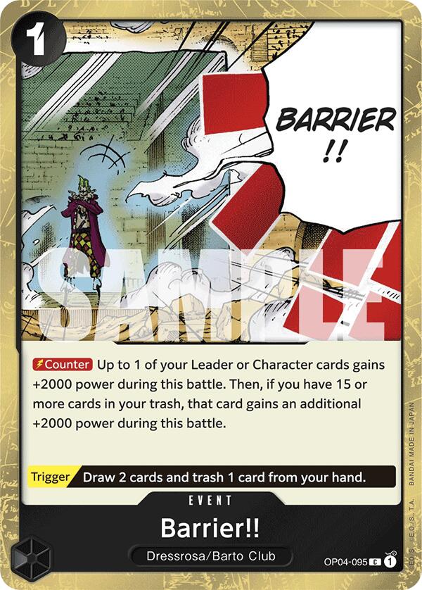 One Piece Card Game: Barrier!! (Jolly Roger Foil) card image