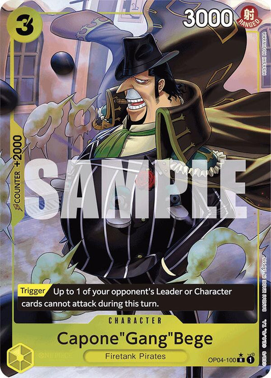 One Piece Card Game: Capone"Gang"Bege (OP04-100) (Full Art) card image