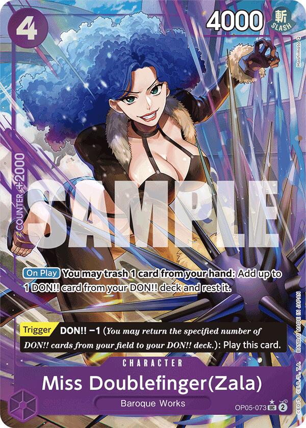 One Piece Card Game: Miss Doublefinger(Zala) (Full Art) card image