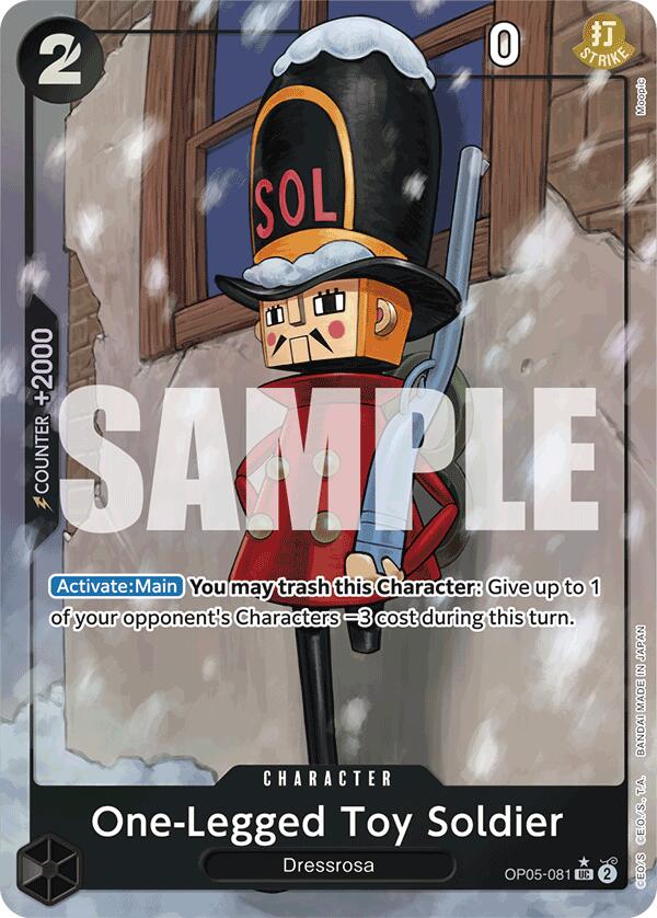 One Piece Card Game: One-Legged Toy Soldier (Full Art) card image