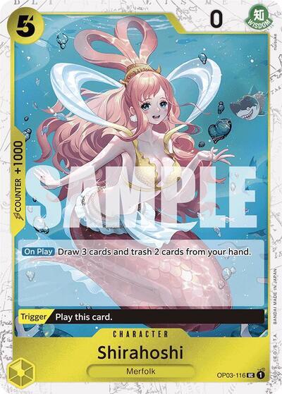 One Piece Card Game: Shirahoshi (OP03-116) (Jolly Roger Foil) card image