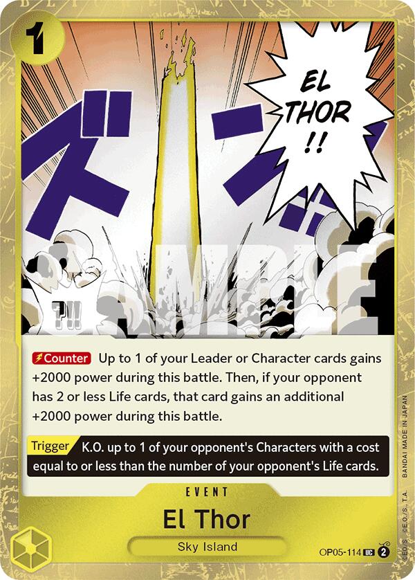 One Piece Card Game: El Thor (Jolly Roger Foil) card image