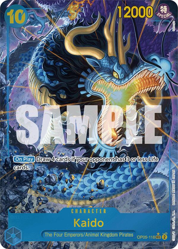 One Piece Card Game: Kaido (OP05-118) (Alternate Art) card image