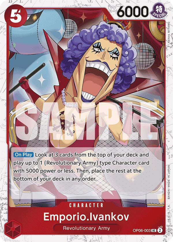 One Piece Card Game: Emporio.Ivankov (Jolly Roger Foil) card image