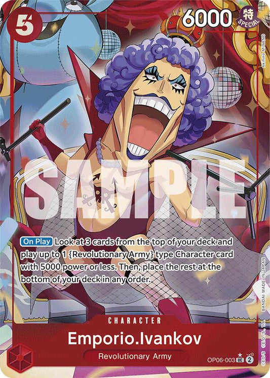 One Piece Card Game: Emporio.Ivankov (Full Art) card image