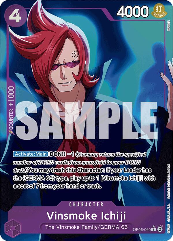 One Piece Card Game: Vinsmoke Ichiji (OP06-060) (Full Art) card image