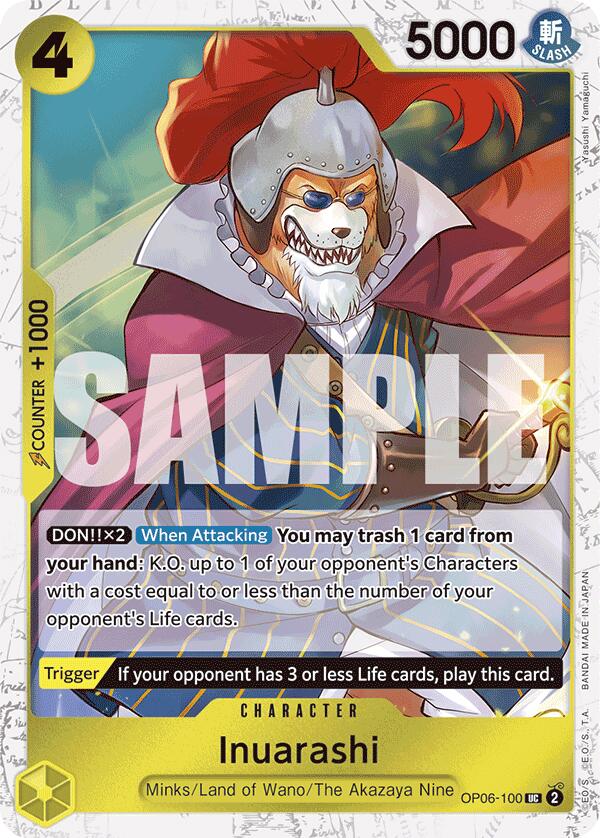 One Piece Card Game: Inuarashi (Jolly Roger Foil) card image