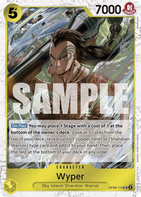 One Piece Card Game: Wyper (Jolly Roger Foil) card image