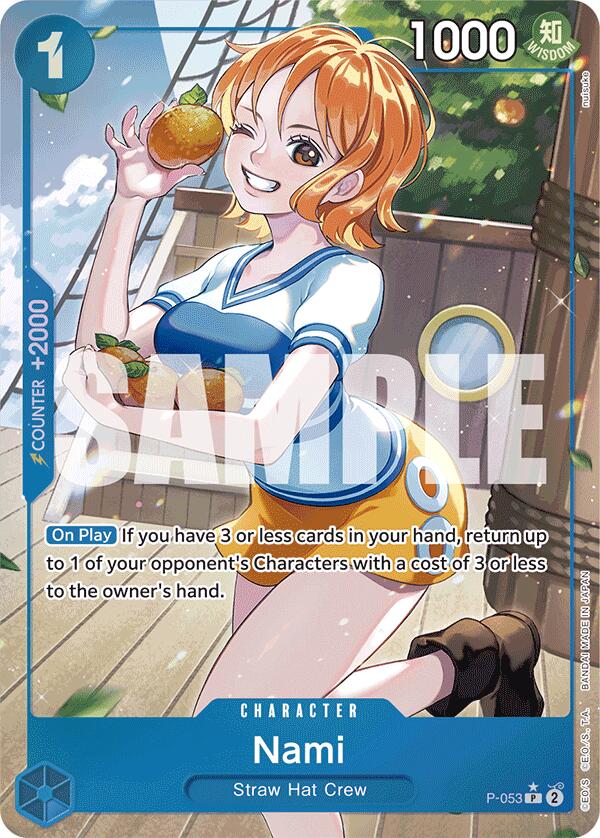 One Piece Card Game: Nami (P-053) (Full Art) card image