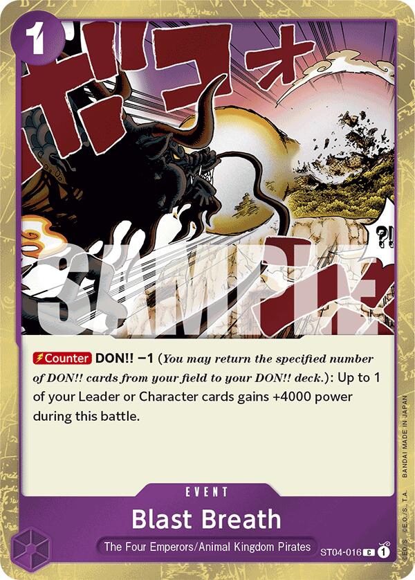 One Piece Card Game: Blast Breath (Jolly Roger Foil) card image