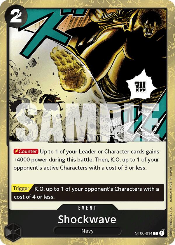 One Piece Card Game: Shockwave (Jolly Roger Foil) card image