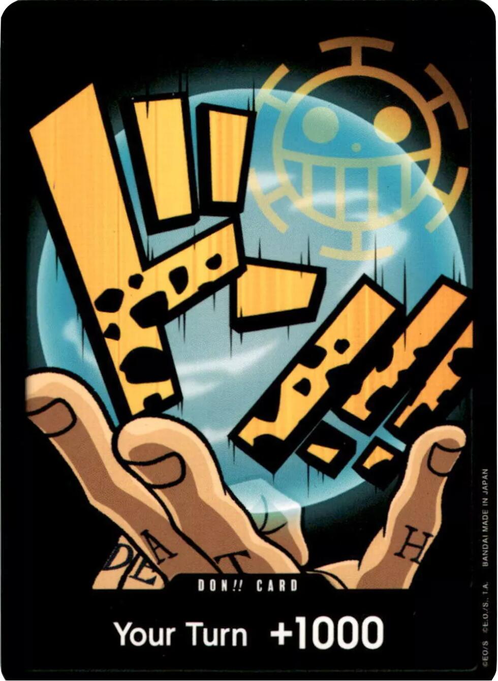 One Piece Card Game: DON!! Card (Trafalgar Law) card image