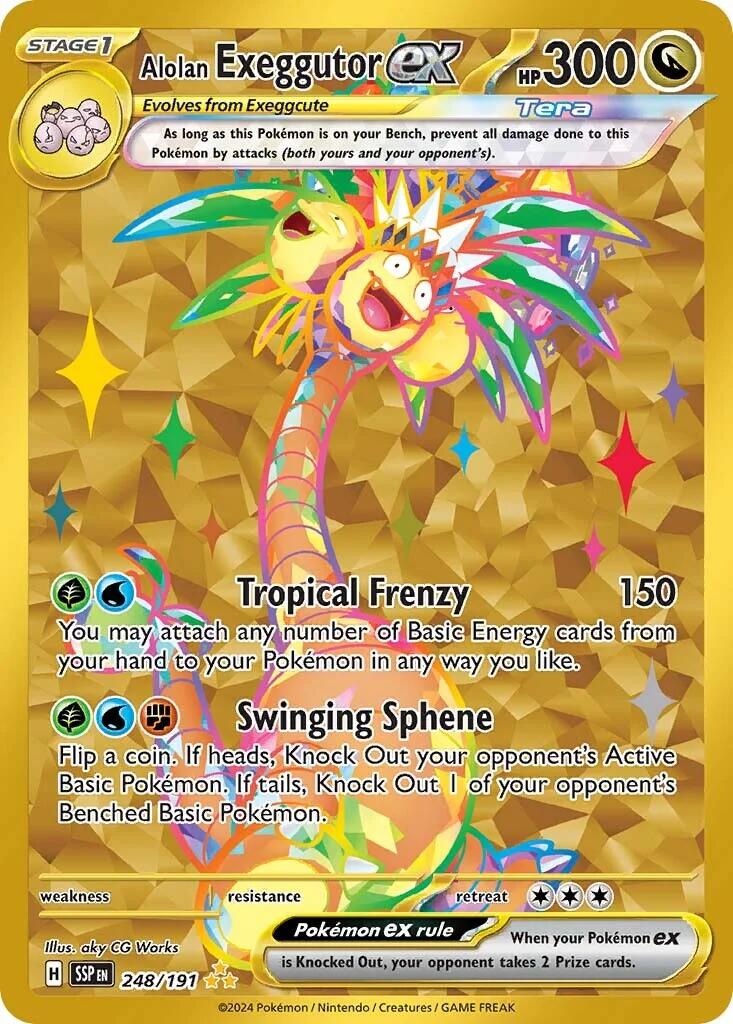 Pokemon: Alolan Exeggutor ex - 248/191 card image