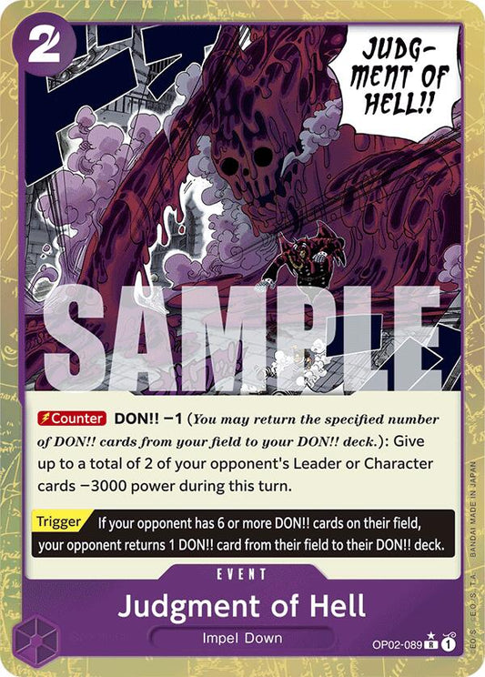 One Piece Card Game: Judgment of Hell (Textured Foil) card image