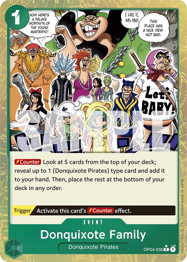 One Piece Card Game: Donquixote Family (Textured Foil) card image