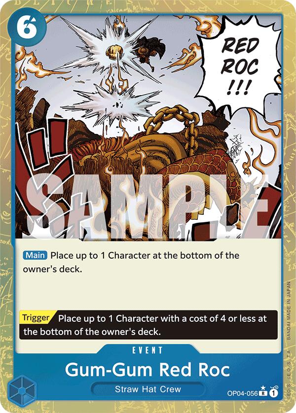 One Piece Card Game: Gum-Gum Red Roc (Textured Foil) card image