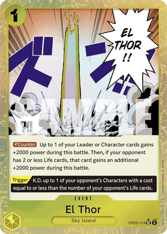 One Piece Card Game: El Thor (Textured Foil) card image