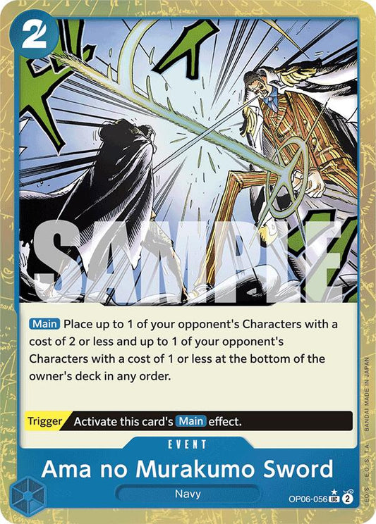 One Piece Card Game: Ama no Murakumo Sword (Textured Foil) card image