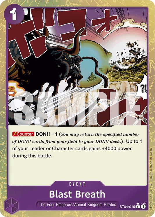 One Piece Card Game: Blast Breath (Textured Foil) card image