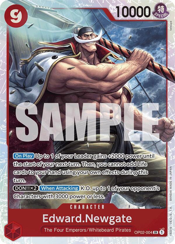 One Piece Card Game: Edward.Newgate (Reprint) card image